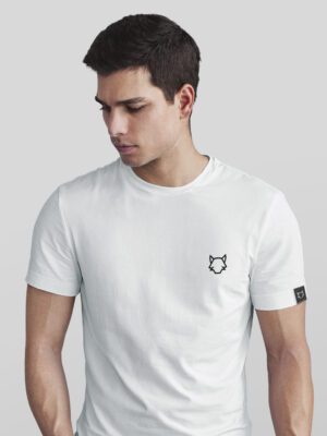 Camiseta PCM Line Blanco/Negro