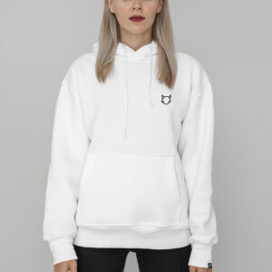 Polerón W Wolf Blanco/Negro