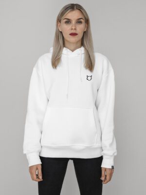 Sudadera W Wolf Blanco/Negro