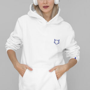 Polerón W Wolf Blanco/Azul