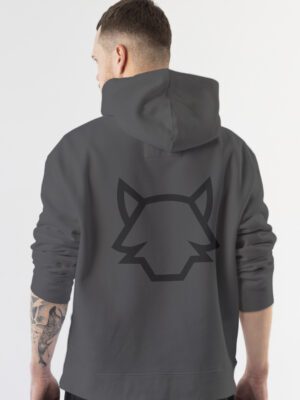 Sudadera Big Wolf Gris/Negro